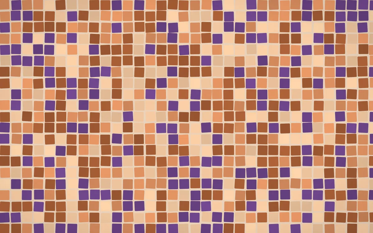 Sahara Dusk Mosaic — colourful orange mosaic background