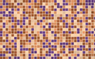 Sahara Dusk Mosaic — colourful orange mosaic background