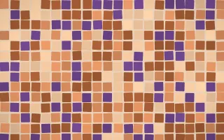 Sahara Dusk Grand Mosaic — colourful orange mosaic background