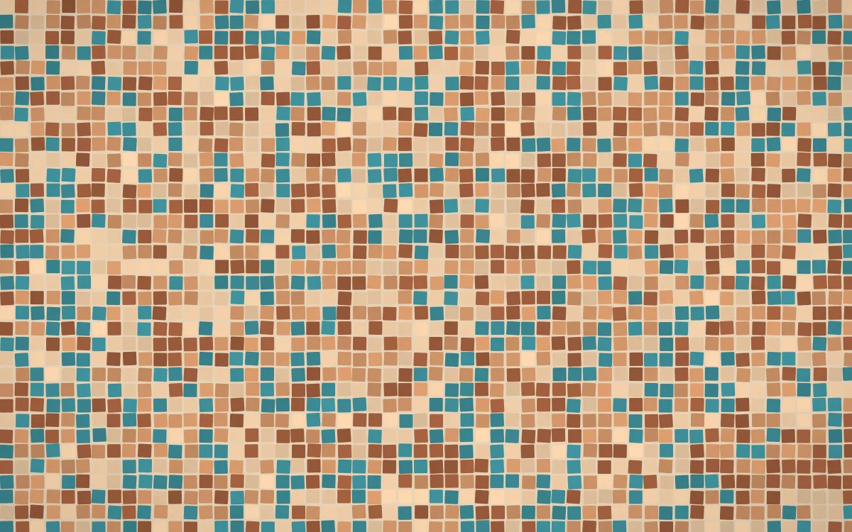 Santa Fe Adobe Fine Mosaic — colourful orange and beige mosaic background