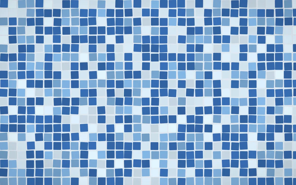 Santorini Mosaic — light blue mosaic background