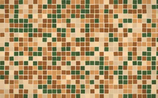 Savanna Clay Mosaic — colourful orange and brown mosaic background