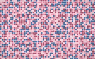 Seoul Blossom Fine Mosaic — light pink mosaic background