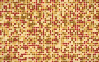 Sevilla Ochre Fine Mosaic — colourful gold, brown and yellow mosaic background