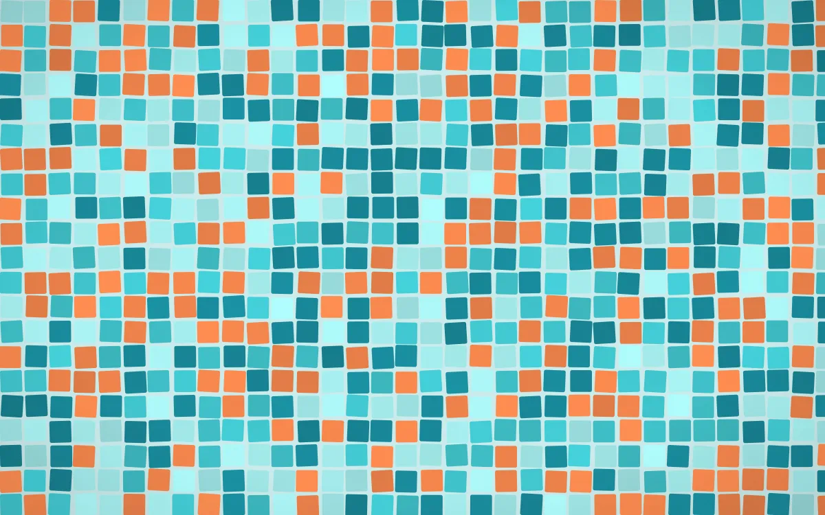 Tahiti Lagoon Mosaic — colourful teal mosaic background