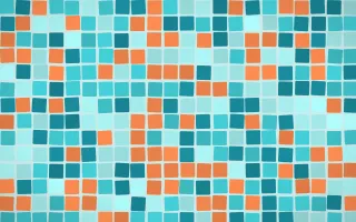 Tahiti Lagoon Grand Mosaic — colourful teal mosaic background