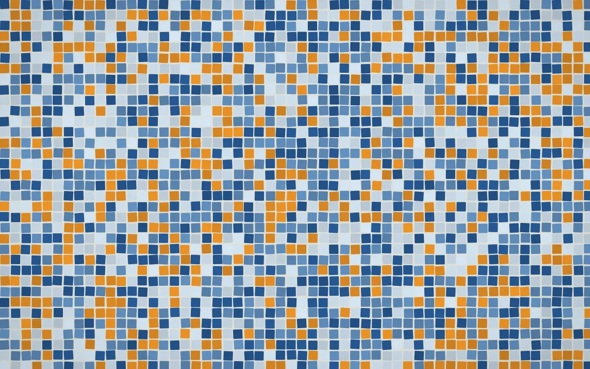 Talavera Puebla Fine Mosaic — light blue mosaic background
