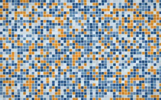 Talavera Puebla Fine Mosaic — light blue mosaic background