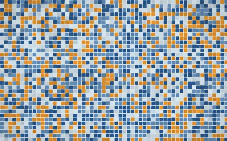 Talavera Puebla Fine Mosaic — light blue mosaic background