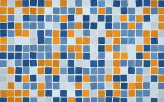 Talavera Puebla Grand Mosaic — light blue mosaic background