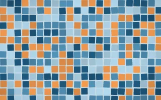 Titicaca Grand Mosaic — dark blue mosaic background