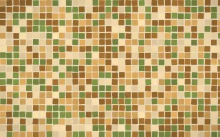 Tuscany Sun Mosaic — colourful orange, brown and beige mosaic background