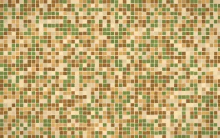 Tuscany Sun Fine Mosaic — colourful orange, brown and beige mosaic background