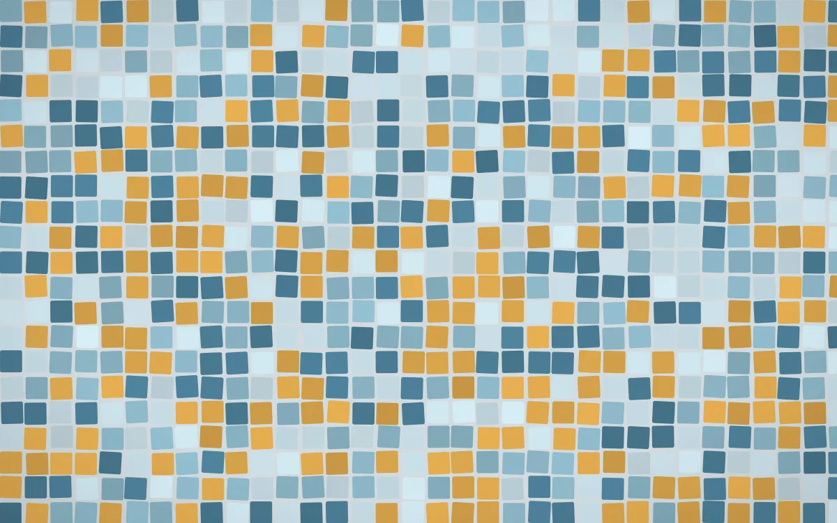 Udaipur Lake Mosaic — light blue mosaic background