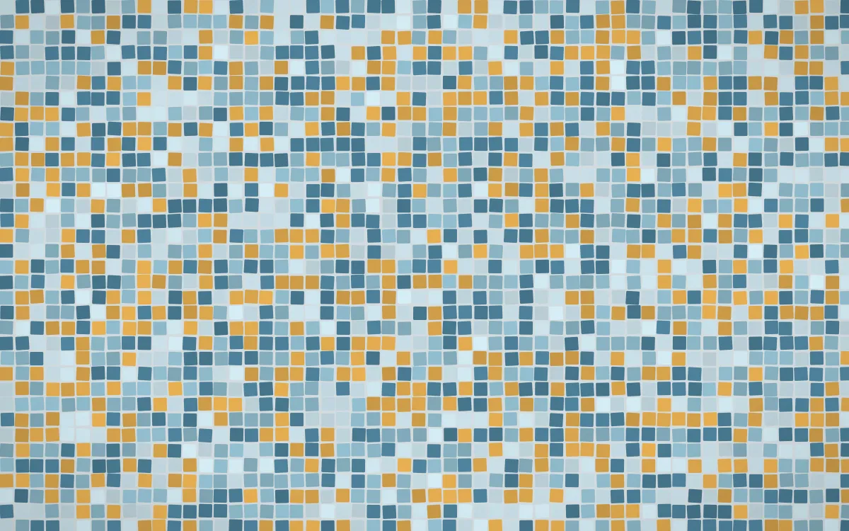 Udaipur Lake Fine Mosaic — light blue mosaic background