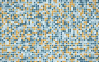 Udaipur Lake Fine Mosaic — light blue mosaic background