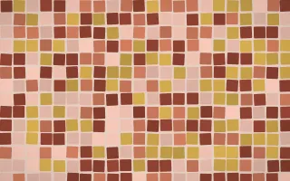 Venetian Rosso Grand Mosaic — dark orange and brown mosaic background