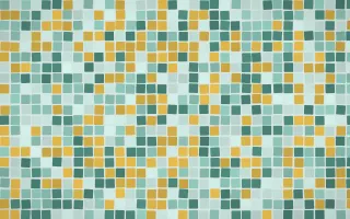 Winter Palace Mosaic — light teal mosaic background