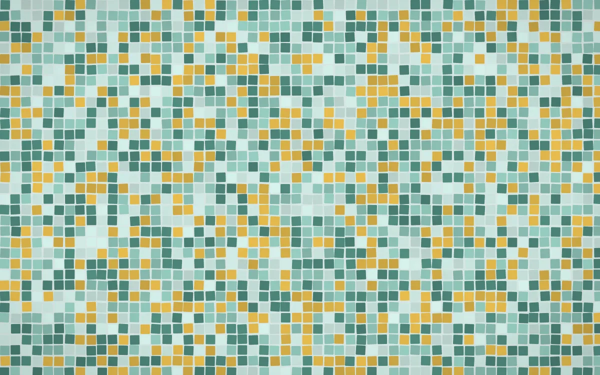 Winter Palace Fine Mosaic — light teal mosaic background