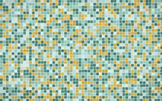 Winter Palace Fine Mosaic — light teal mosaic background
