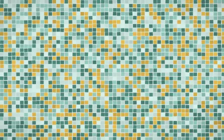 Winter Palace Fine Mosaic — light teal mosaic background