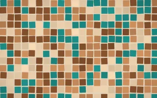 Zanzibar Spice Grand Mosaic — colourful orange, brown and beige mosaic background
