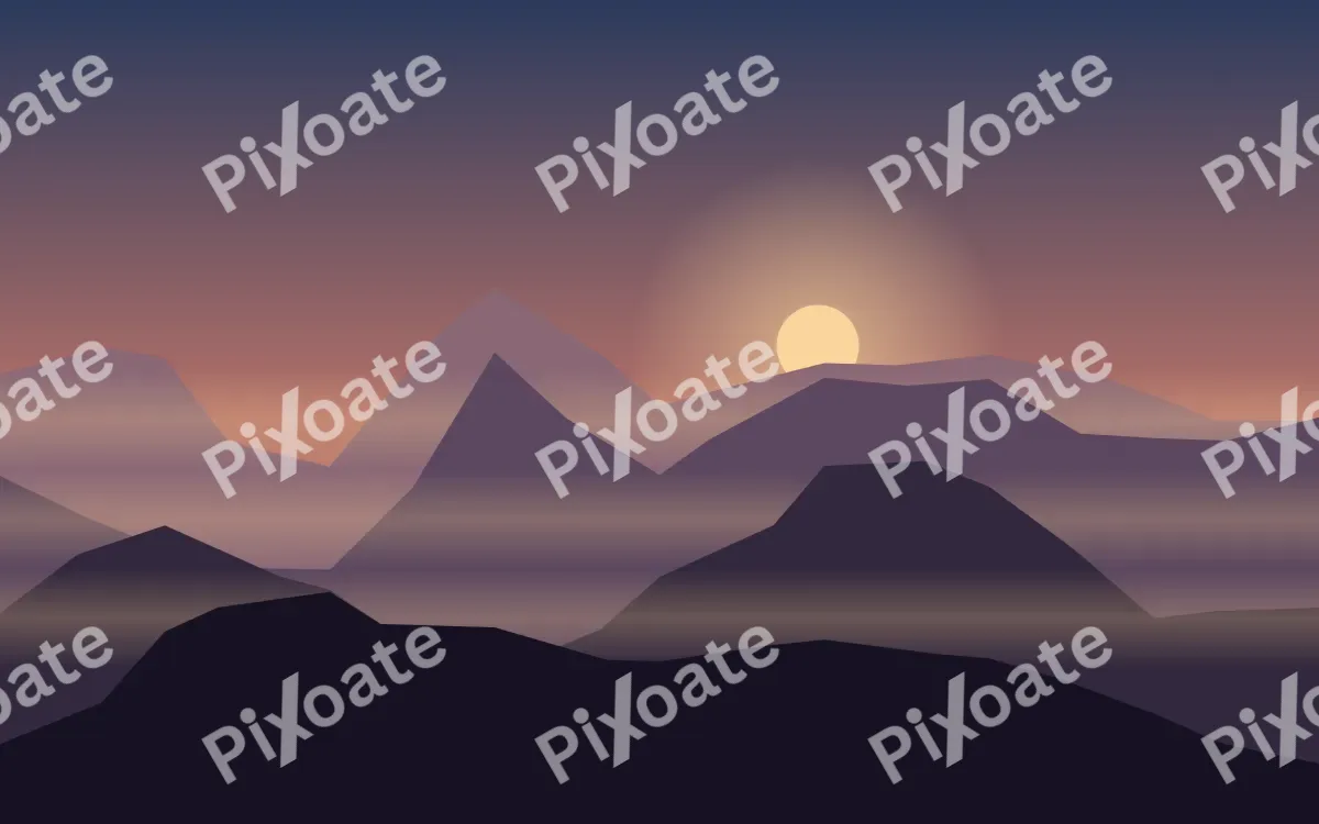 Alpenglow Alpenglow — dark blue, pink and purple mountain background