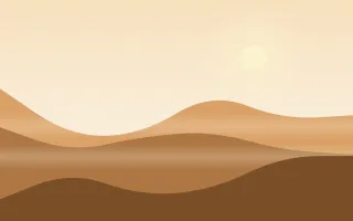 Amber Mesa III — light beige, orange and brown mountain background, variation III