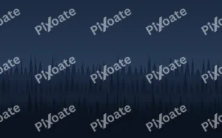 Blue Woods II — dark blue and black mountain background, variation II