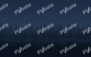 Blue Woods III — dark blue and black mountain background, variation III