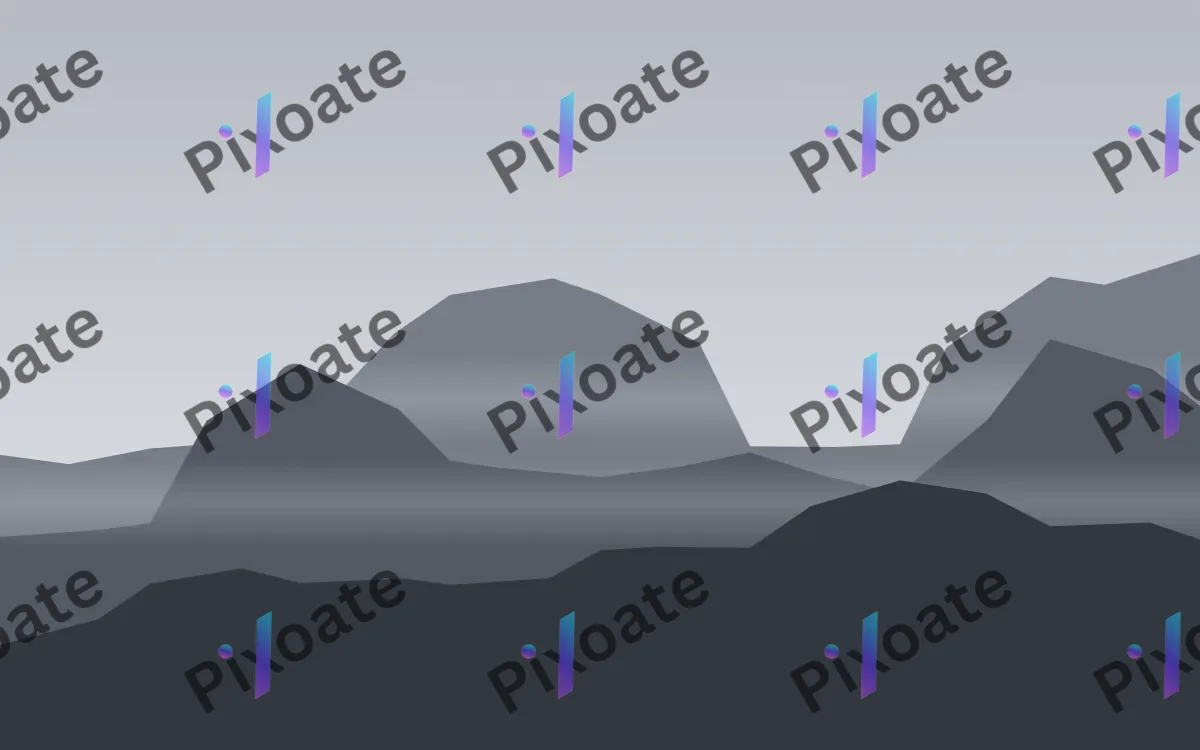 Charcoal Crags — light grey and blue mountain background