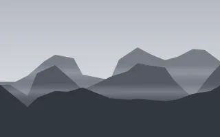 Charcoal Crags II — light grey and blue mountain background, variation II