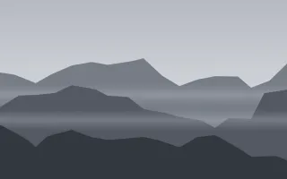 Charcoal Crags III — light grey and blue mountain background, variation III