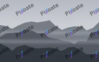Charcoal Crags III — light grey and blue mountain background, variation III