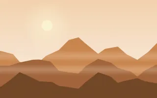Copper Canyon — light beige, orange and brown mountain background
