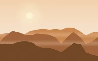 Copper Canyon III — light beige, orange and brown mountain background, variation III