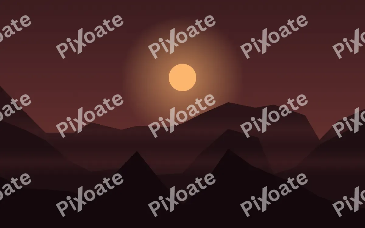 Ember Ridgeline — dark red and black mountain background