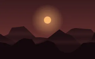 Ember Ridgeline II — dark red and black mountain background, variation II