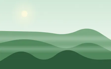 Emerald Fells — light green mountain background