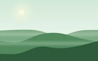 Emerald Fells III — light green mountain background, variation III