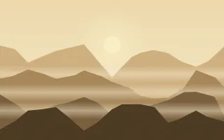 Golden Mist II Golden Mist II — light beige, orange and brown mountain background, variation II
