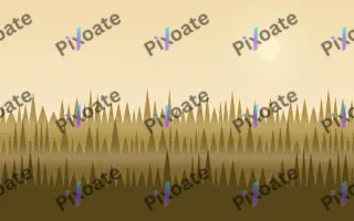 Golden Pines — light beige, gold and brown mountain background