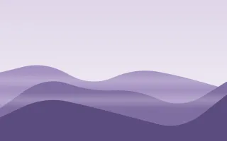 Heather Hills II — light purple mountain background, variation II