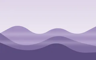 Heather Hills III — light purple mountain background, variation III