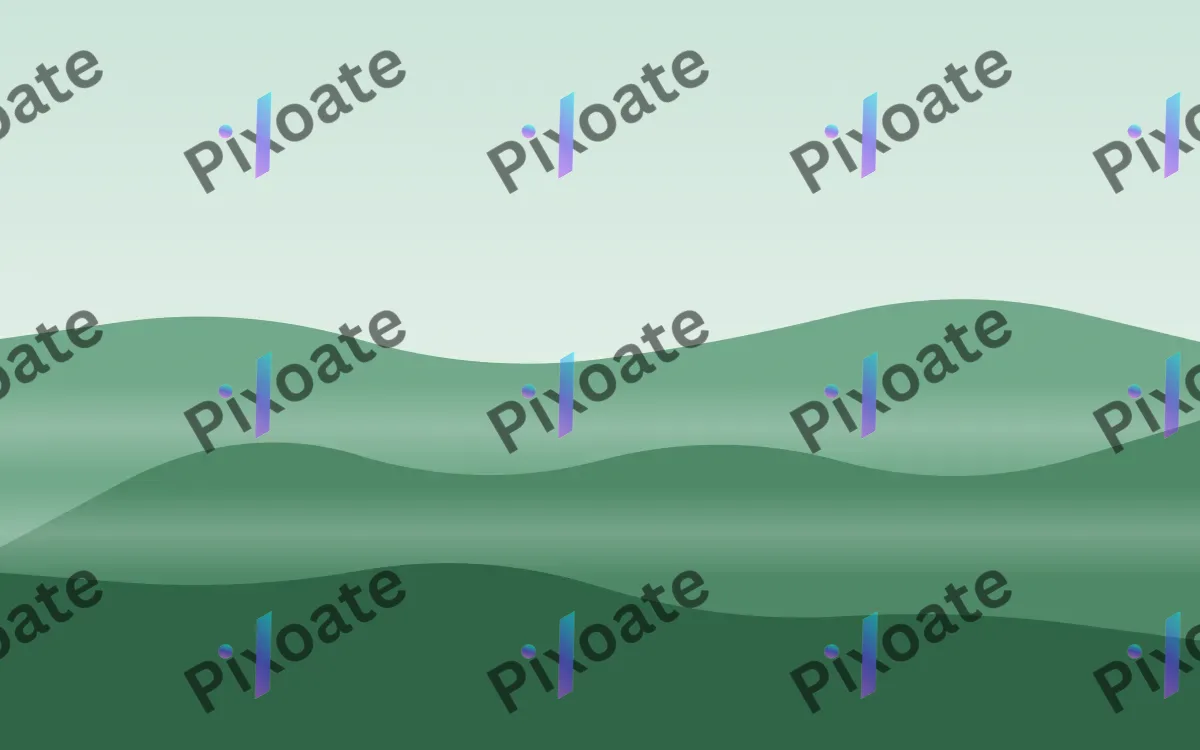 Jade Terraces — light green mountain background