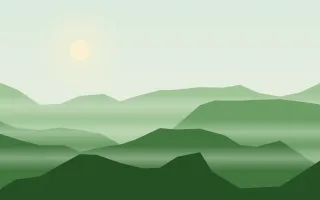 Jade Valley — colourful green mountain background