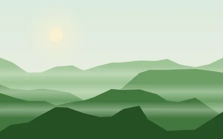 Jade Valley — colourful green mountain background