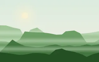 Jade Valley III Jade Valley III — colourful green mountain background, variation III