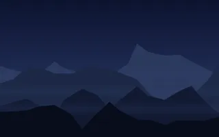 Midnight Range III Midnight Range III — dark blue and black mountain background, variation III