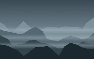 Monsoon Hills — dark blue mountain background